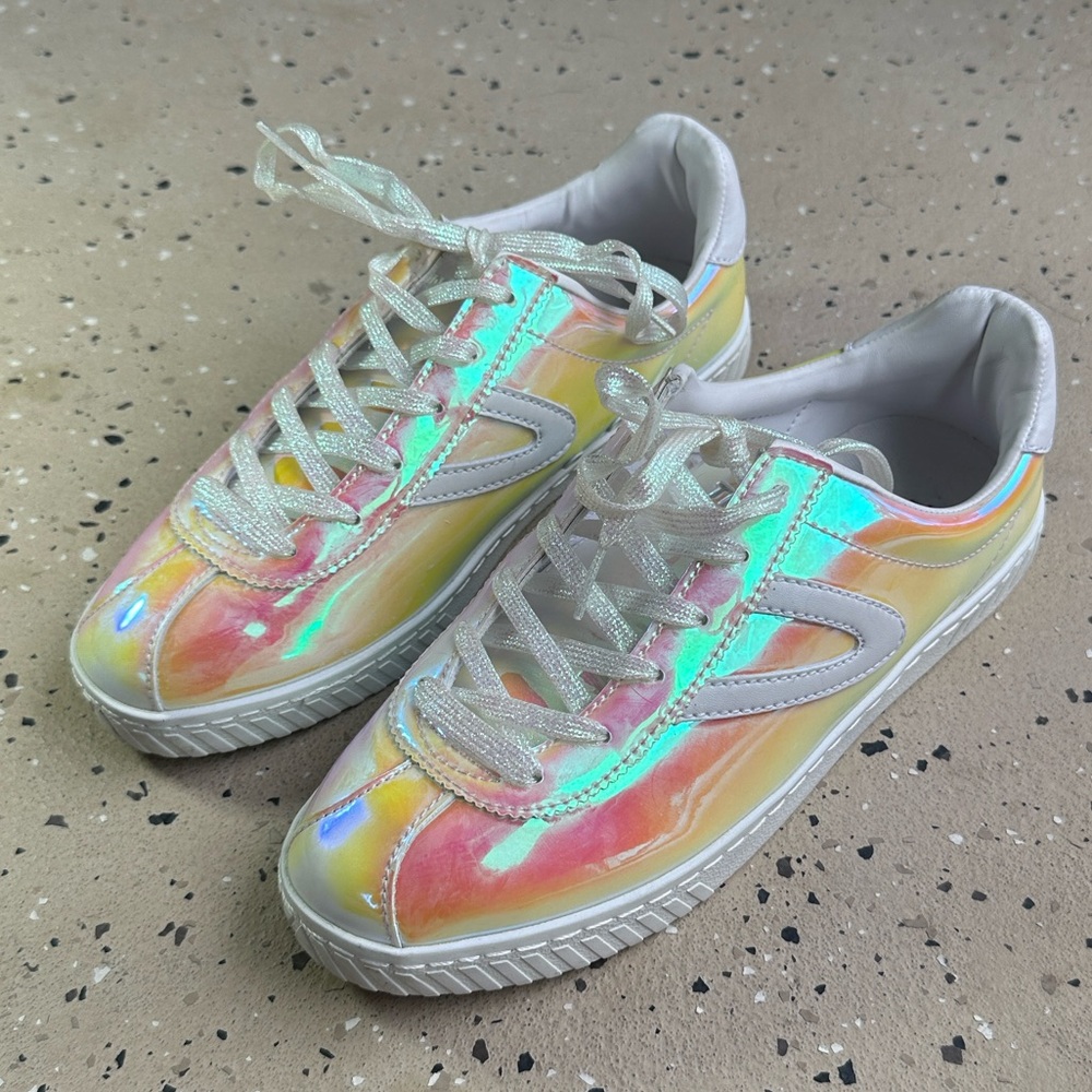 Tretorn Camden Holographic Iridescent Sneakers
